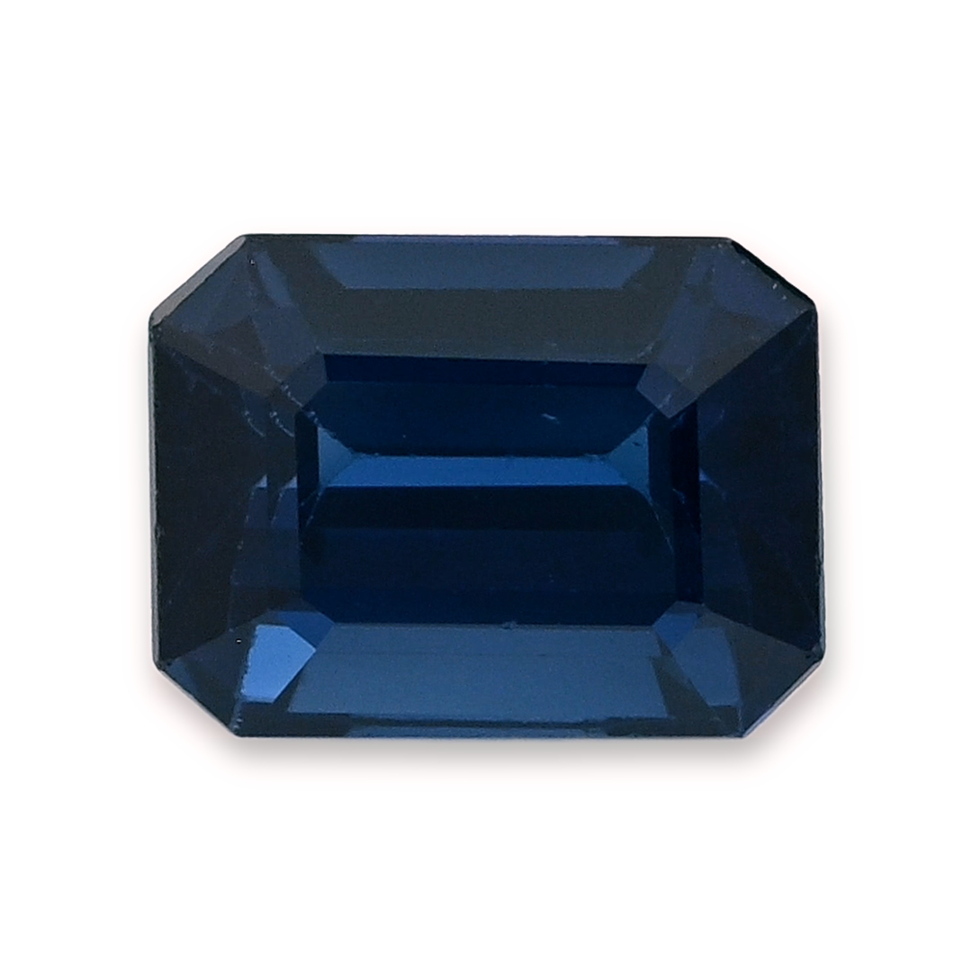 Blue Sapphire Emerald Cut: 1.99ct