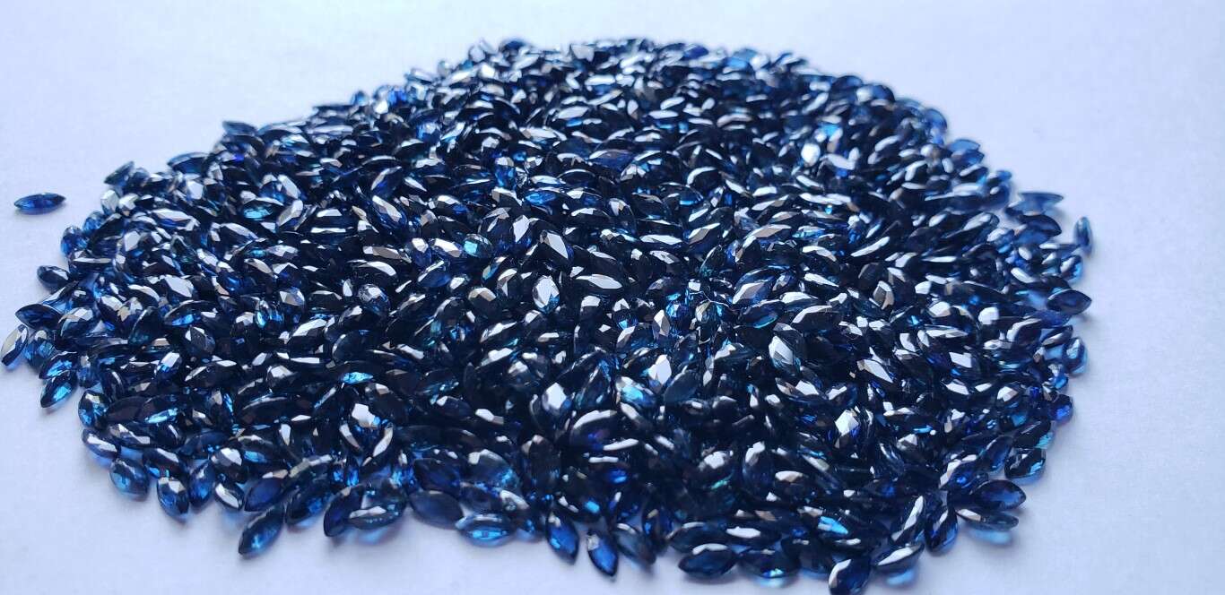 Blue Sapphire Marquise: 5mm x 2.5mm