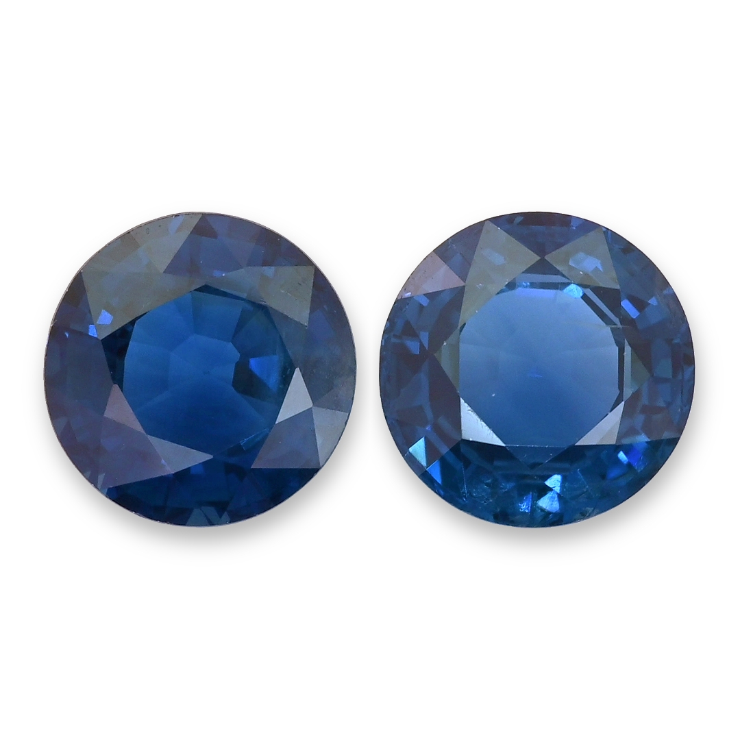 Blue Sapphire Round: 9mm