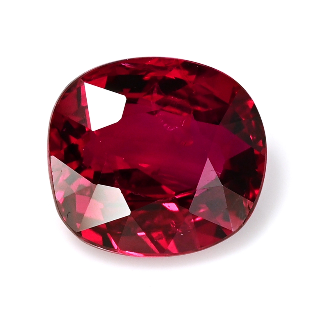 Ruby Cushion: 3.1ct