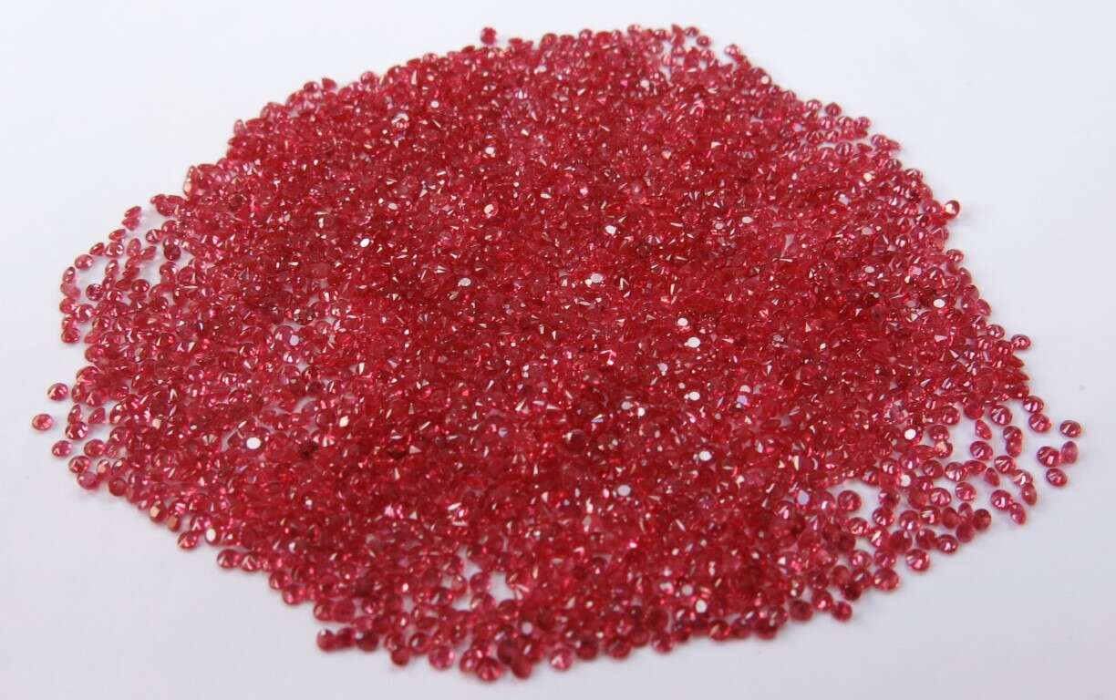 Ruby Diamond Cut: 2mm - 2.5mm