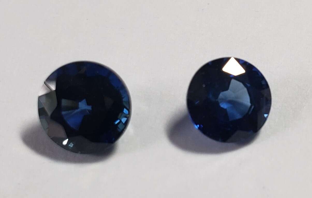 Blue Sapphire Round: 6mm - 6.5mm