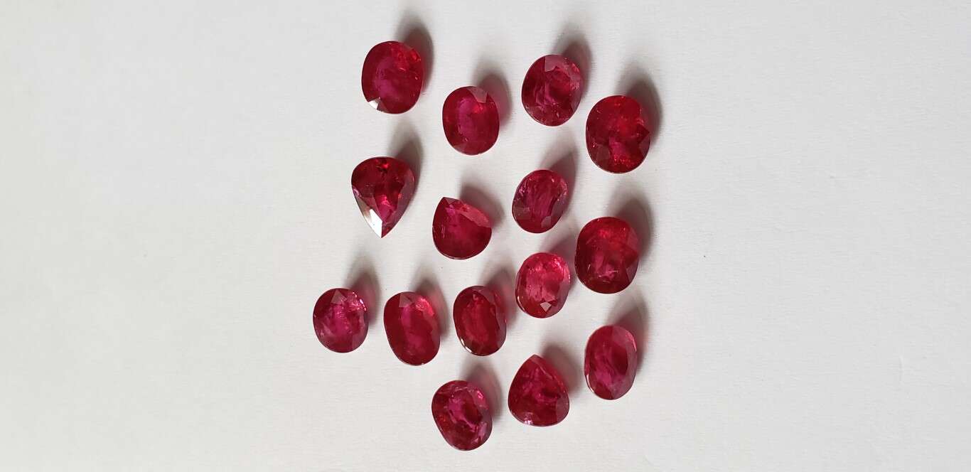 Ruby Mix 2ct-2.5ct Size