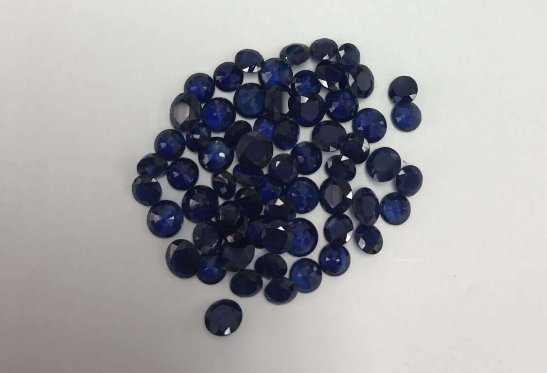 Blue Sapphire Round: 6mm - 6.5mm
