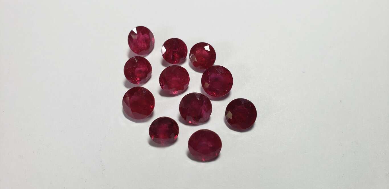 Ruby Round: 7mm - 8mm