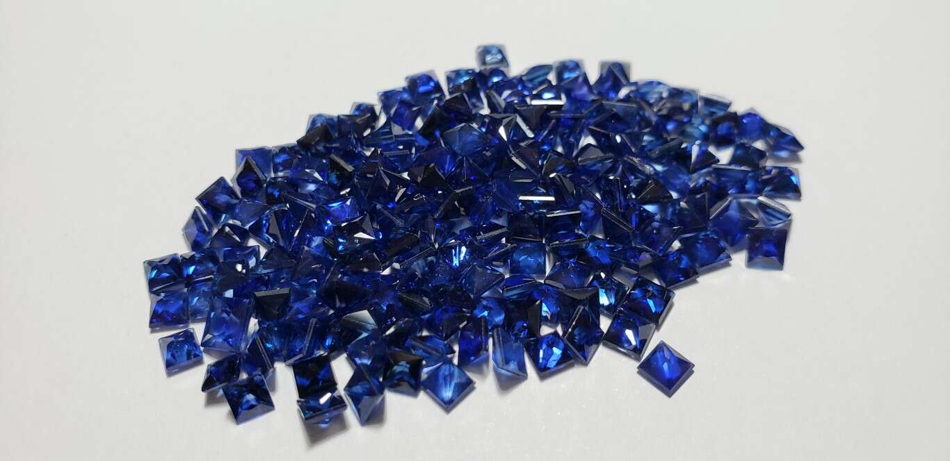 Blue Sapphire Princess: 3mm - 4mm