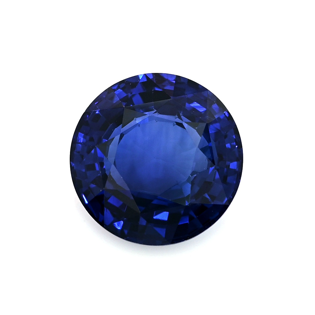 Blue Sapphire Round: 4.14ct