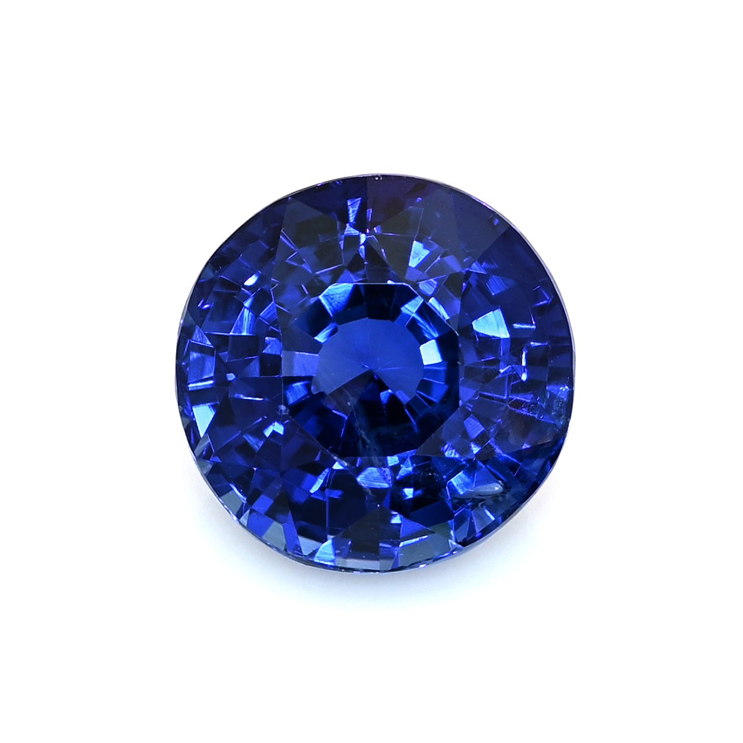 Blue Sapphire Round: 5.07ct