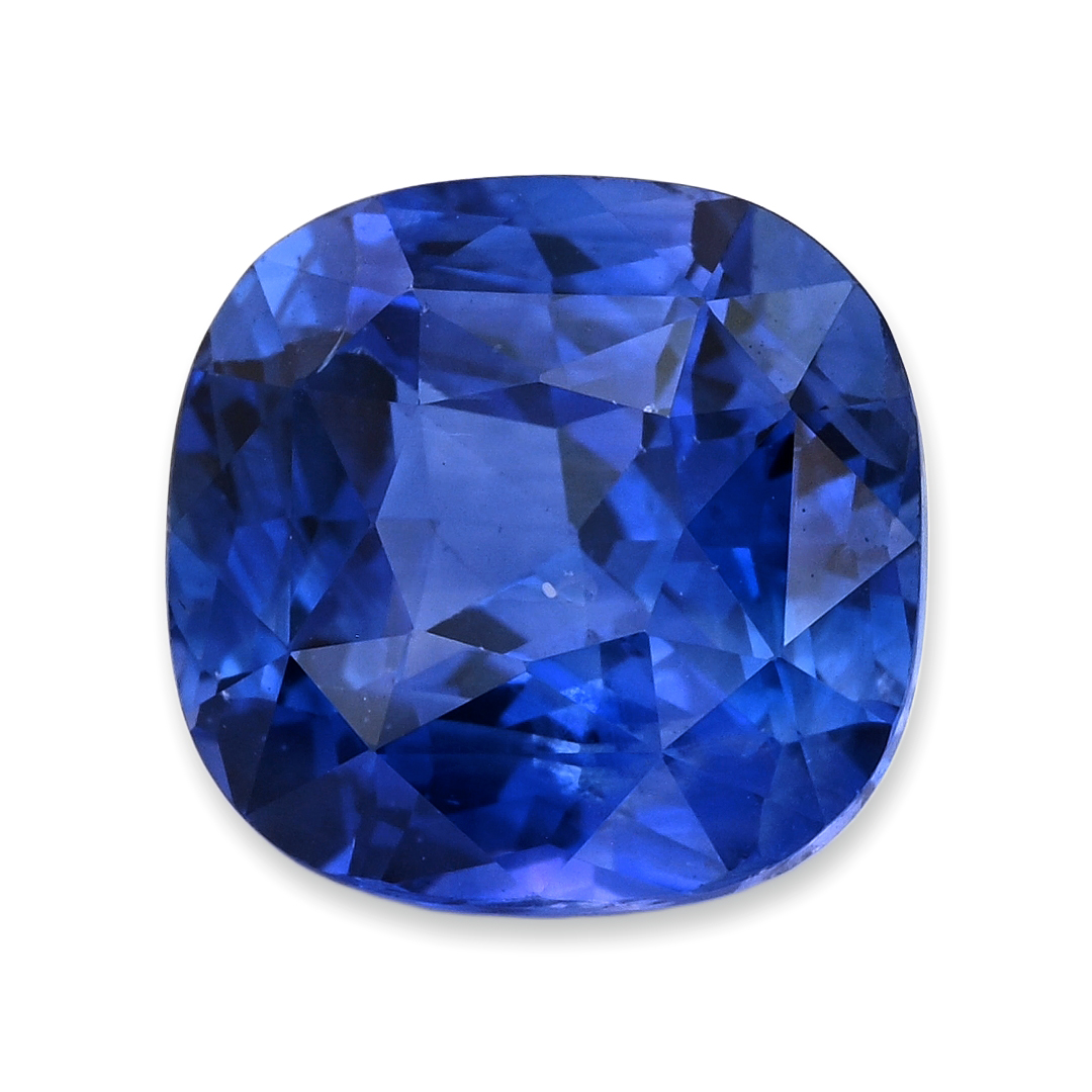 Blue Sapphire Cushion: 6.17ct