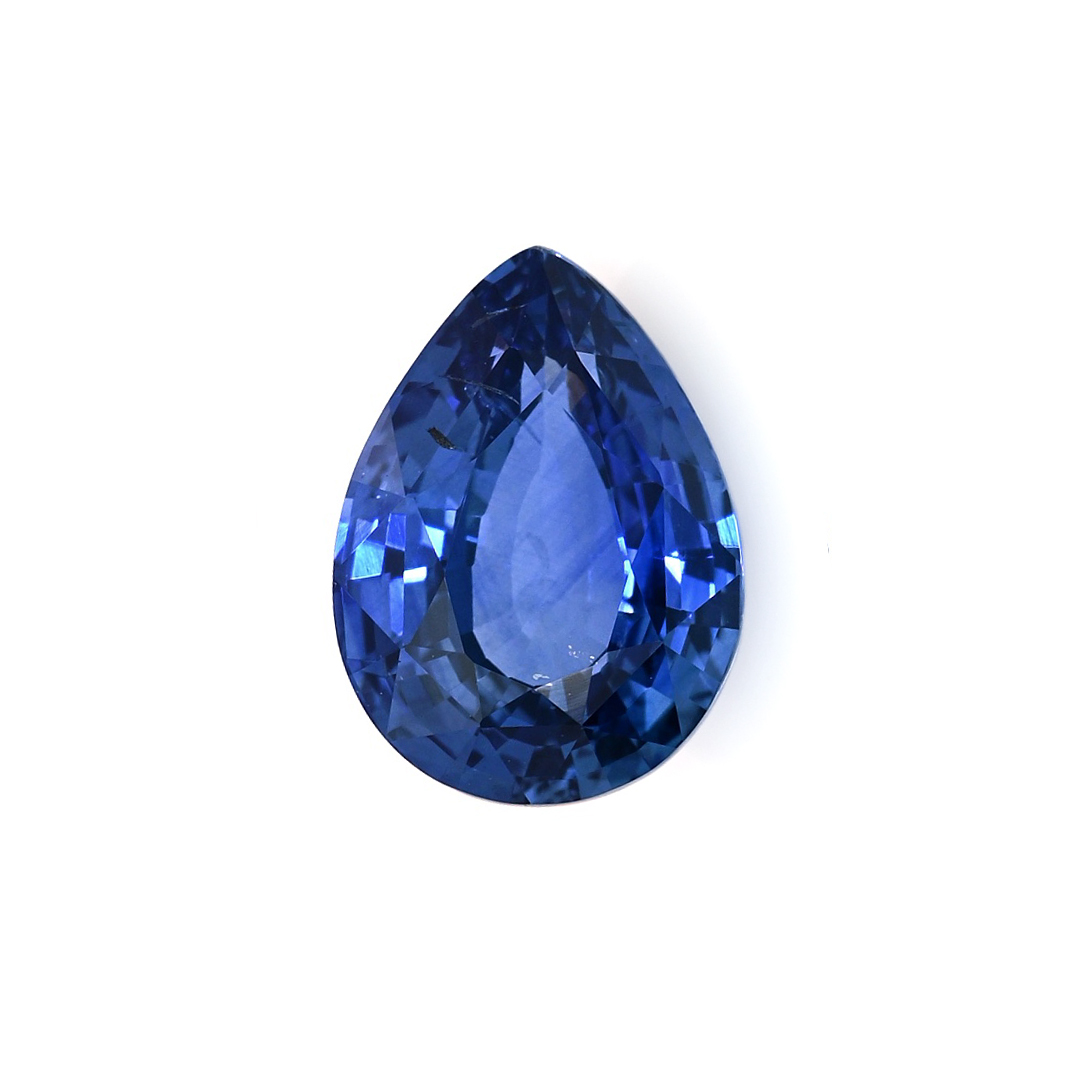 Blue Sapphire Pear: 3.58ct