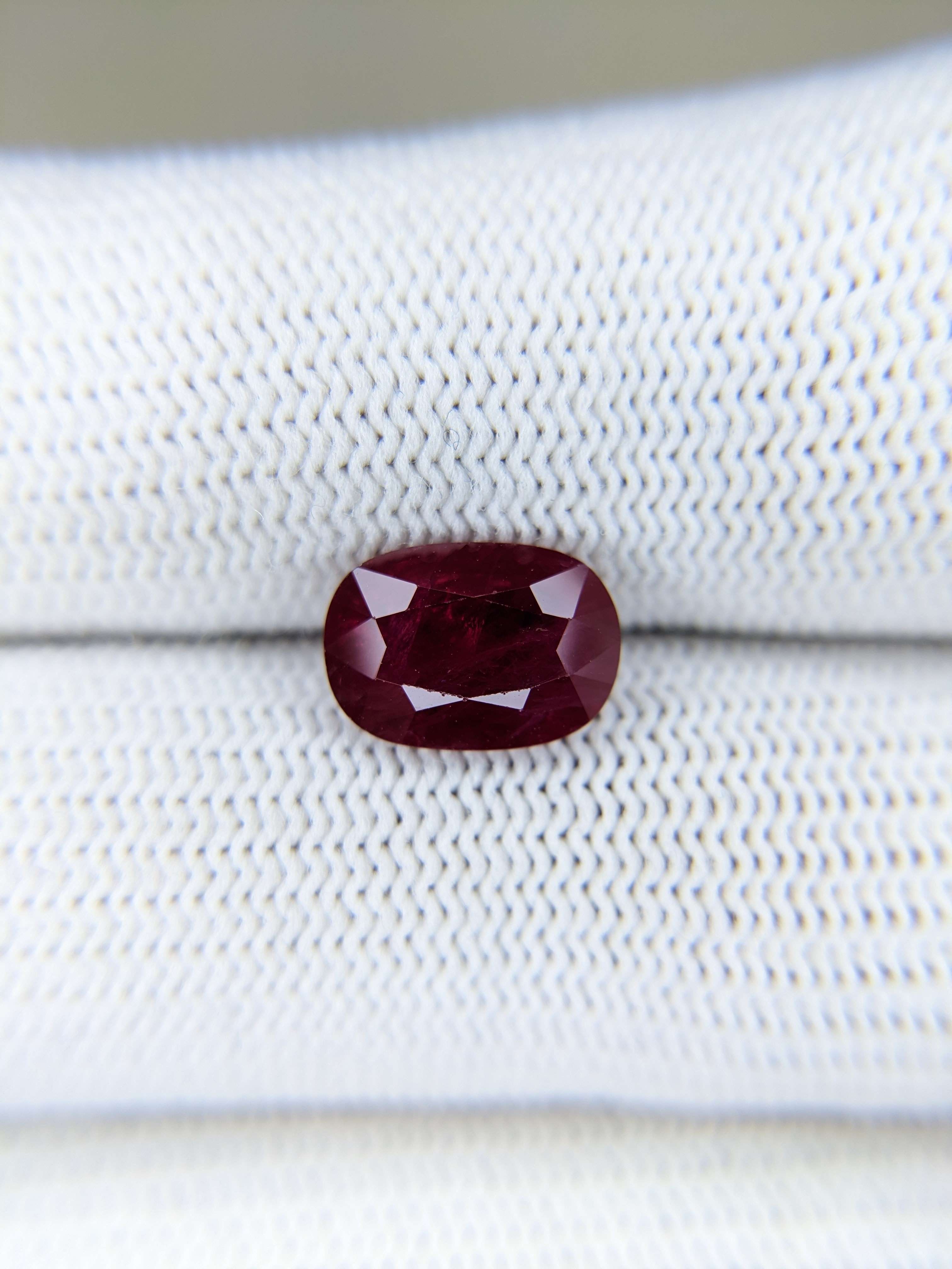 Ruby Cushion: 2.68ct