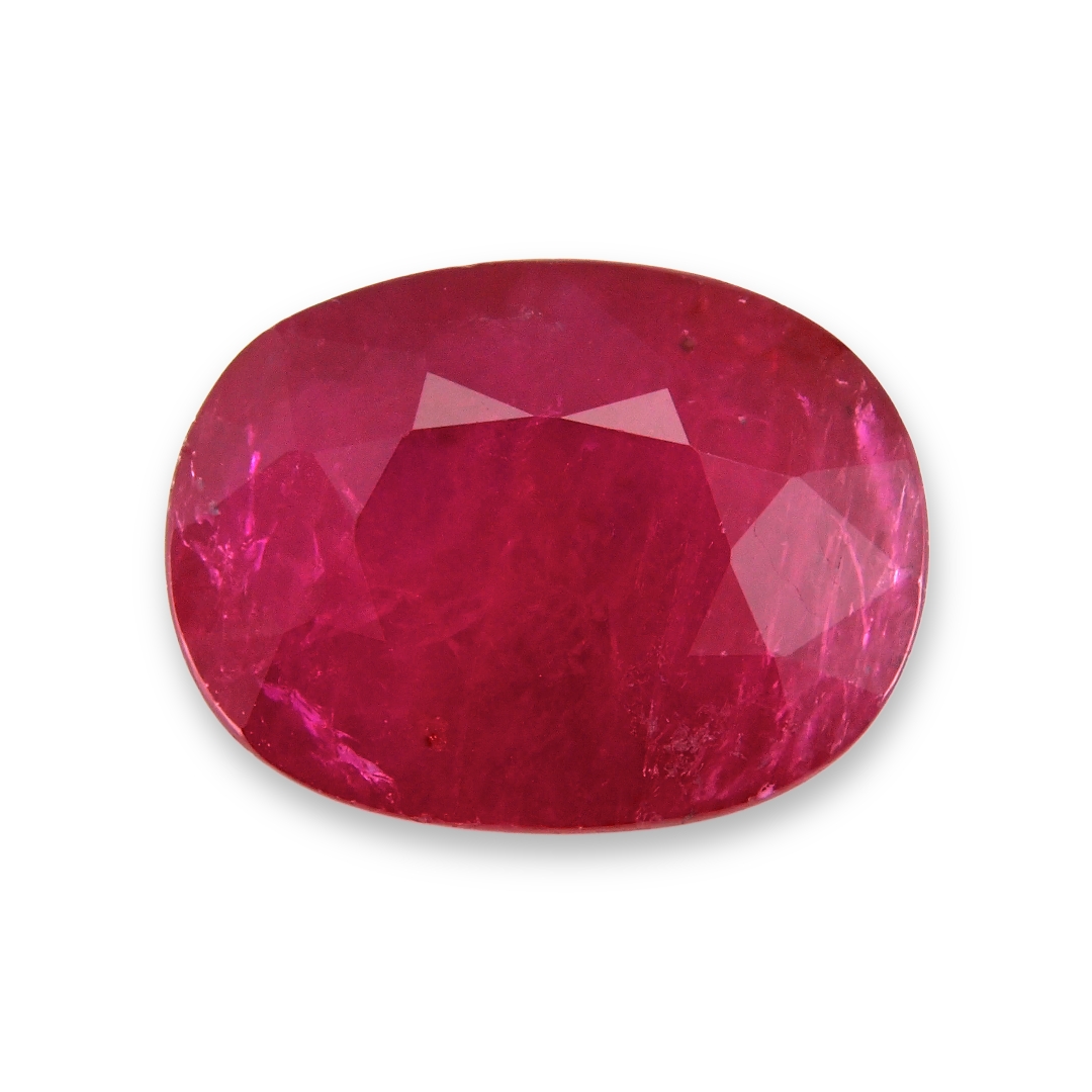 RUBY Oval: 3.41ct