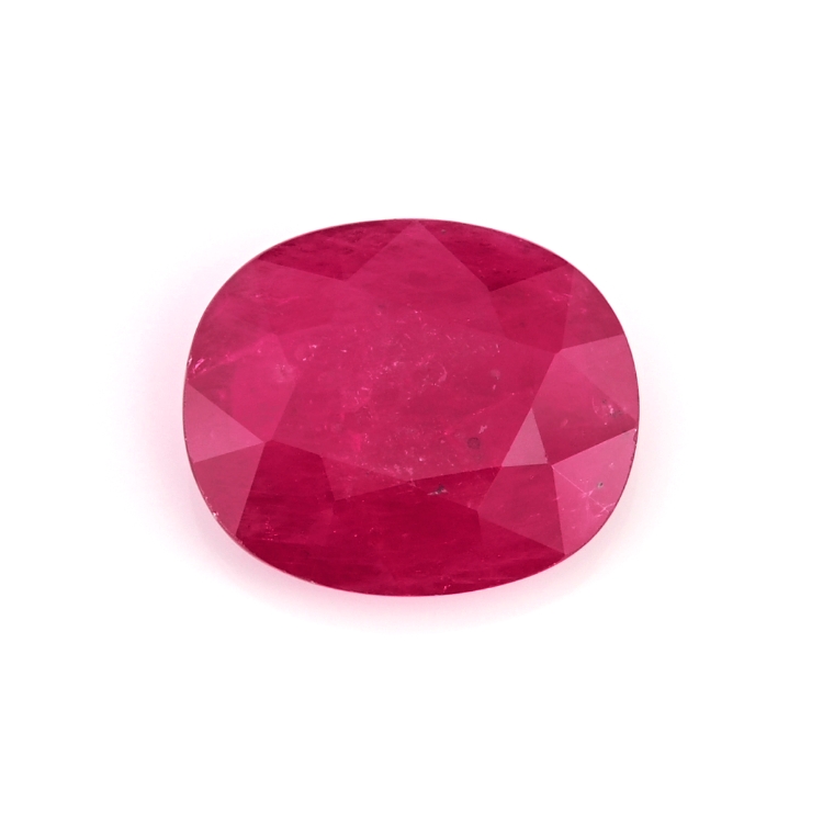RUBY Oval: 5.38ct