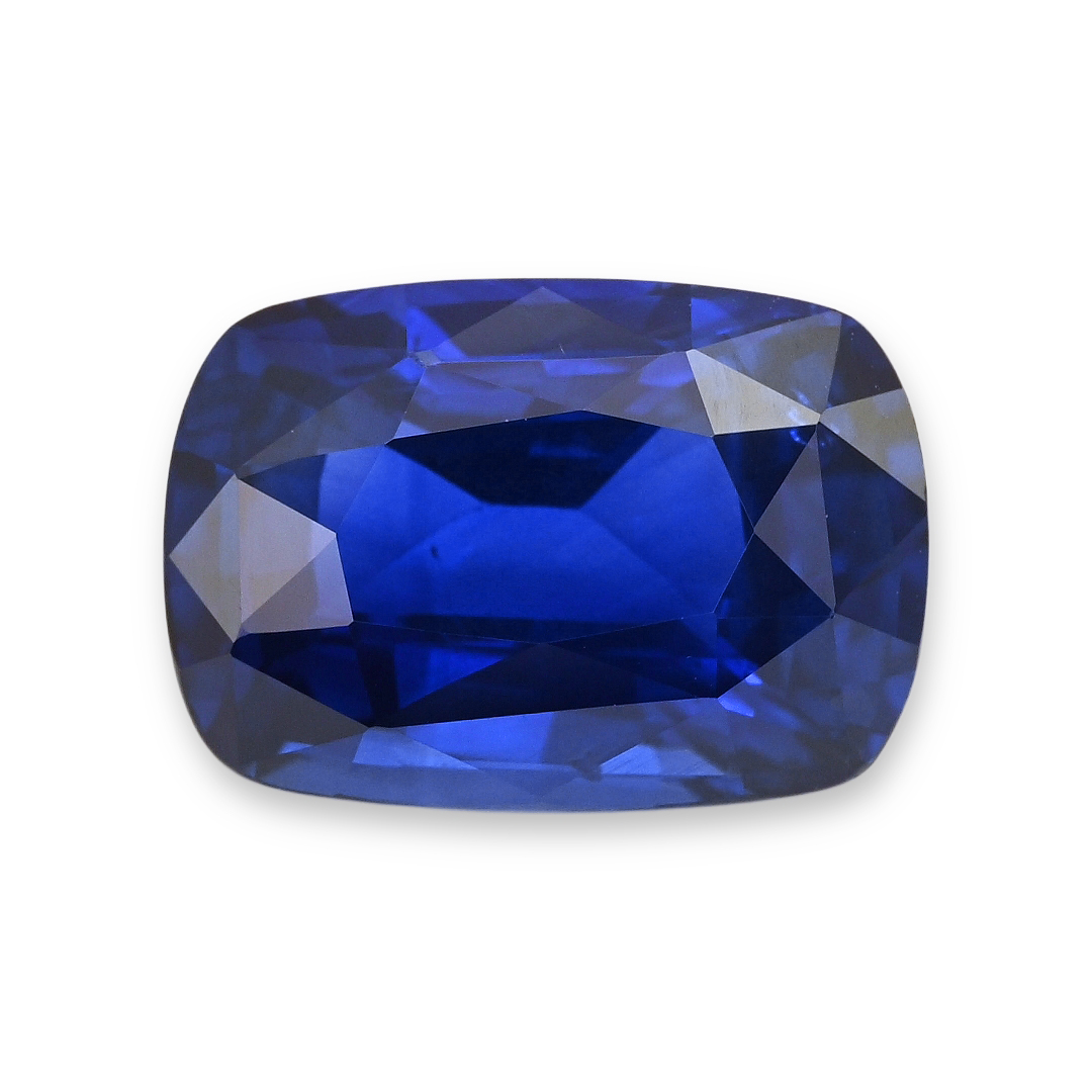 Blue Sapphire Cushion: 4.54ct